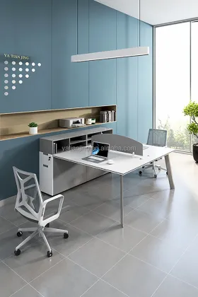Hot Selling  Melamine 4 Seats  Office Workstation