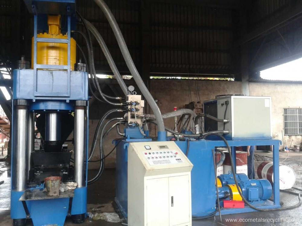 Hydraulic Auto Aluminum Residue Briquetting Press Machine