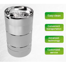 Industrial Alcohol Tank 200L Stainless Steel Electrolyte Storage Barrel Tank Manufactory