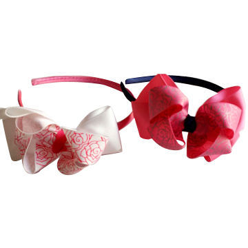 Bowknot made in ribbon for fashion kids daisy chic unique wholesale headbands, OEM/ODM orders