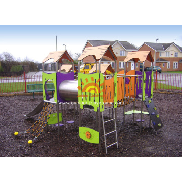 playground children slide outdoor kids play equipment