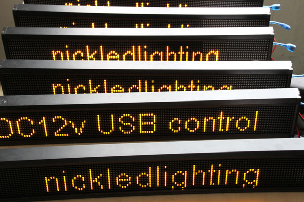 P6 Semi-Outdoor Moving LED Message Sign for Bus