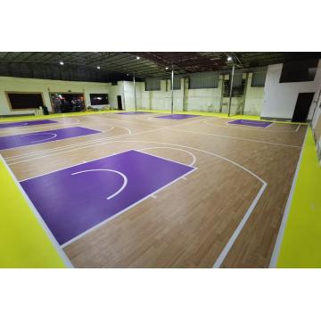 Basketball synthetic flooring