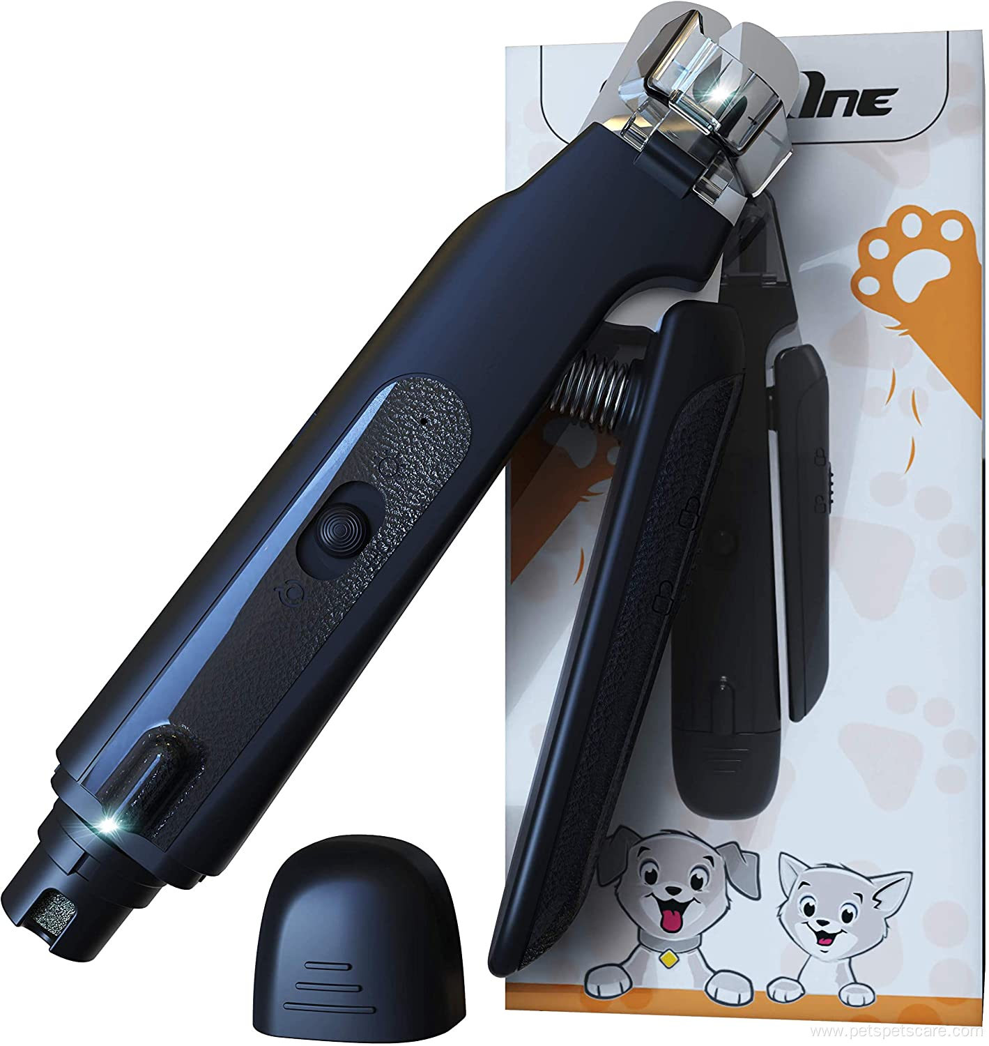 Pet durable USB recharge nail clipper grinder