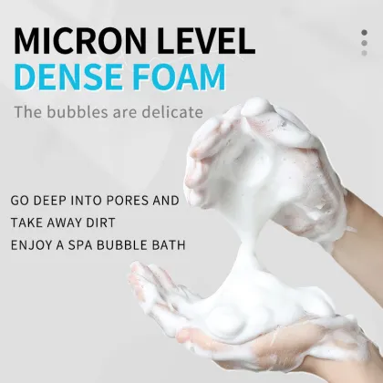 Natural Organic Face Skin Care Dense Foam Amino Acid Facial Cleanser