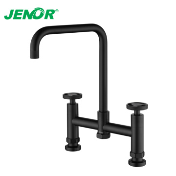 Hot Sale Brass Two Handle Gunmetal Kitchen Faucet