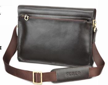 fashion men leather shoulder bag