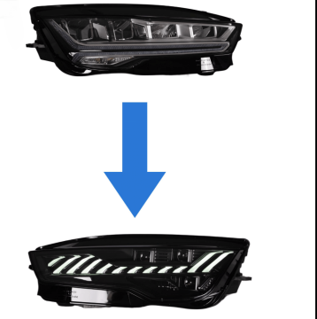 2023 RS7 مجموعة المصابيح الأمامية LED لـ Audi A7 2015-2018 - مصابيح أمامية LED Pluge and Play