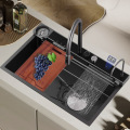 Exquisite Waterfall Sink Short Piano Key Digital Display