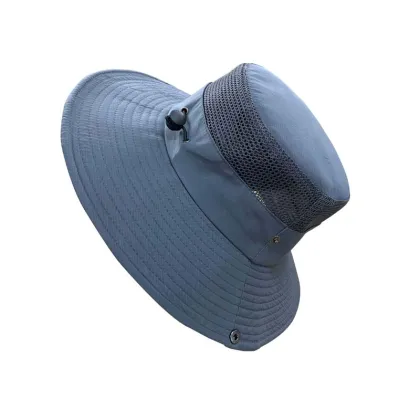 Wholesale Summer Fisherman Bucket Caps for Men - Outdoor Fishing Hiking Camping Hat