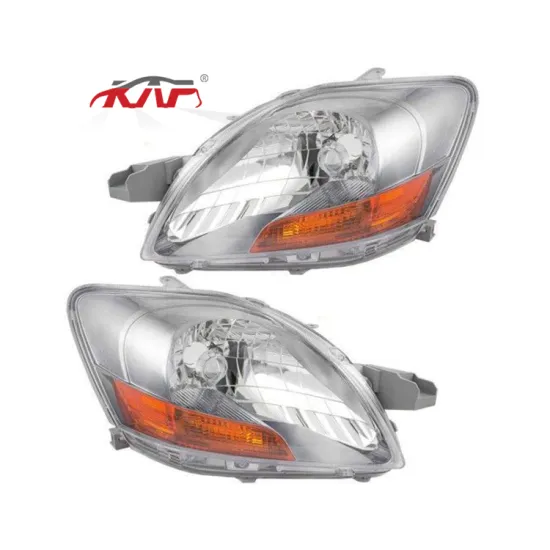 Auto Body Kit Car Headlamp Headlight US Version Yellow for Toyota Yaris 2008