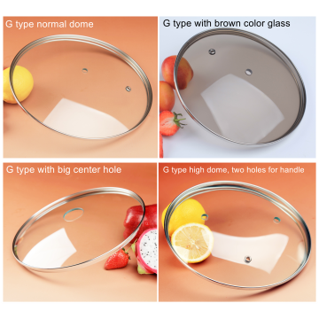 G type tempered glass cover for kitchenware