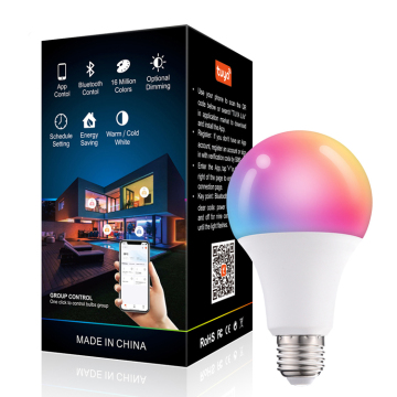 Tuya App Controlled Smart LED Home Lighting Bulbs with Variable Patterns
