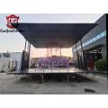 8.8x7.2x6.3m floor mobile stage trailer