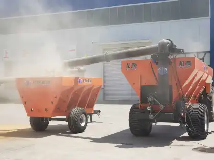 Tractor-Trailed Grain Chaser Bin Transfer Trailer for Farms