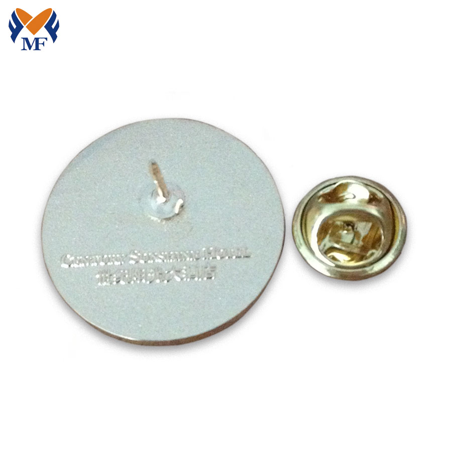 Smile Logo Pin Button Badge With Butterfly Clasp