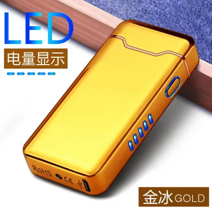 Wholesale 2025 LED Display Rechargeable Electric USB Cigarette Lighter - Premium Smoking Accessories