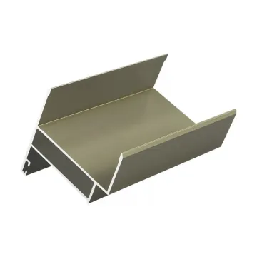 Champagne Anodized Double Door Aluminum Profiles