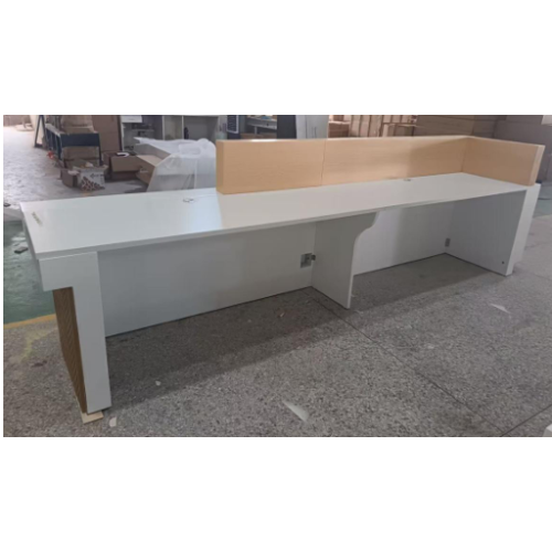 Balcão de recepção lacado alto brilho