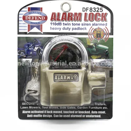 Smart Security Alarm Padlock/Siren Alarm security Padlock/110db siren Alarm padlock