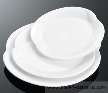 Großhandelsrestaurant Hotel Party Bankett Catering Super Plain Pure White 8 "Porzellan Teller Catering Catering Catering