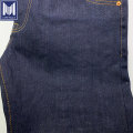 Jeans de la chaqueta de mezclilla cruda de color crudo japonés Indigo