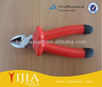 hot selling Insulated diagonal pliers with red dipped handles
