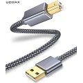 USB Printer Cord 2.0 Type-A to B Male