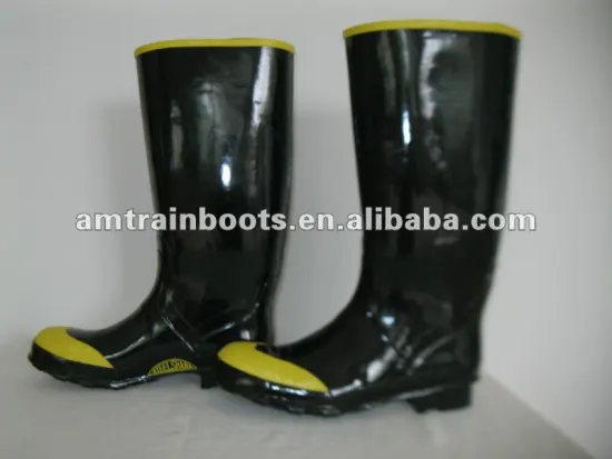 boots rubber steel toe