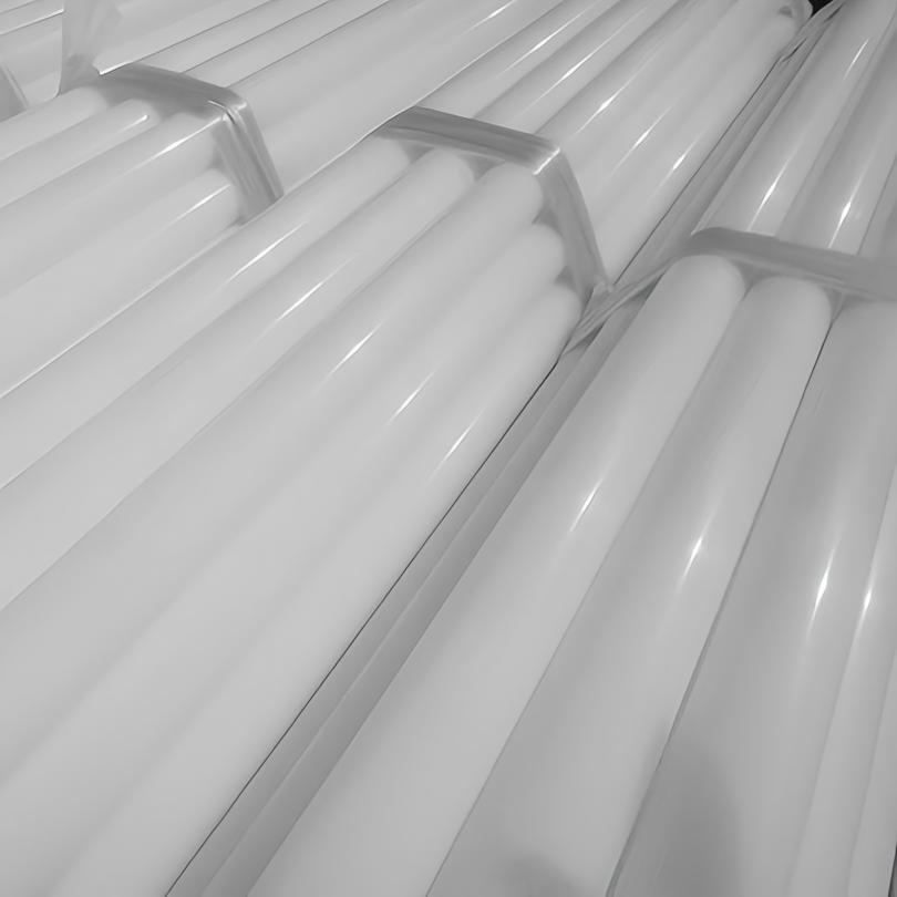 25mm White Solid POM Rod