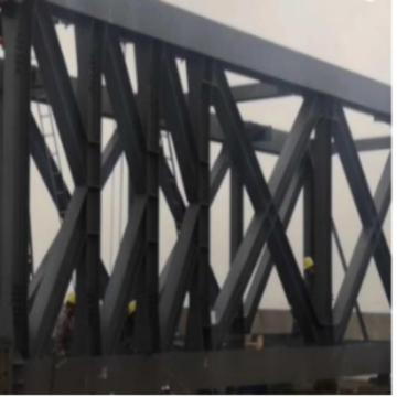 Road-Rail Dual-Purple-Stahlkonstruktionsbrücke