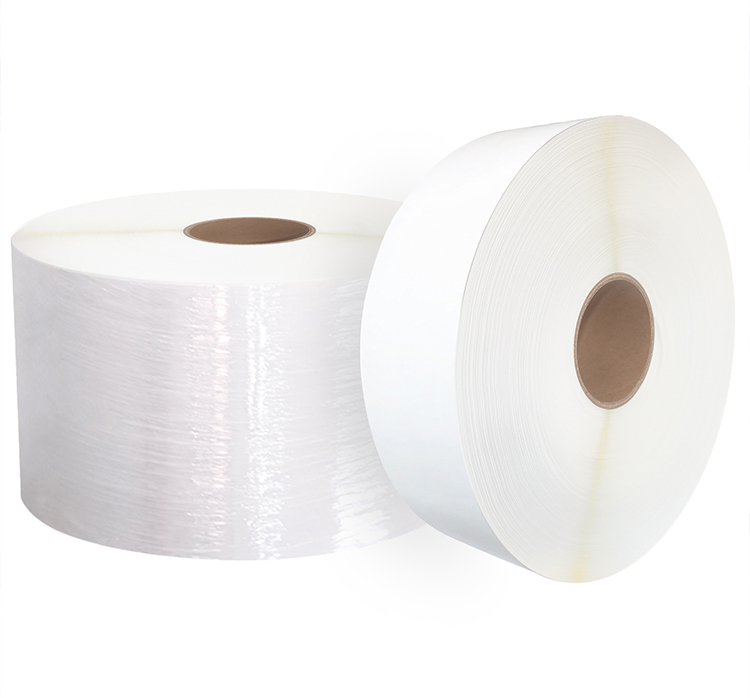 Matt BOPP Removable Adhesive Jumbo Rolls