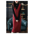 All wool knitted waistcoat skirt ladies