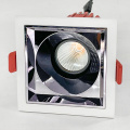 Angle de faisceau commercial réglable Downlight à LED carré 15W