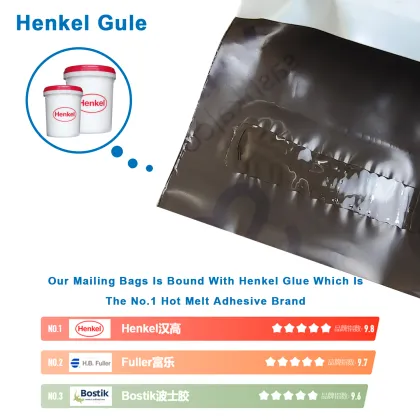 Custom Compostable Poly Mailer Bags Biodegradable Postage Bags 6x9 Envelopes - Green with Logo