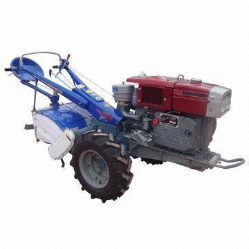 Two Wheels Tractor with 15hp/2,000rpm Engine, Four Stroke, Water-cooled Diesel Powered