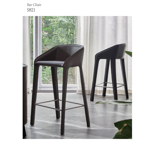 Simple And Generous Design Bar Chairs Bar Chairs With Backrest For Working Long Hours Manufactory