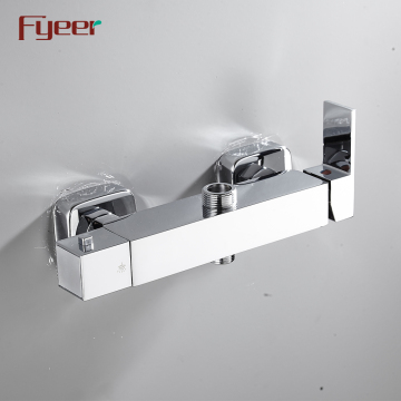 Fyeer Squsare Body Single Handle Wall Shower Faucet