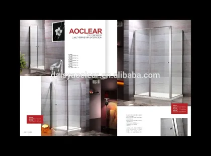 Simple shower cabin, shower room, shower enclosure, steam room, shower screen