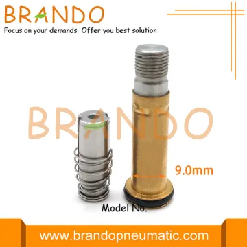 Pneumatic Solenoid Valve 9mm OD Flange Armature Stem