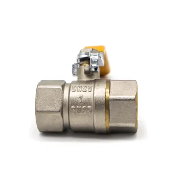 Compression nickel plated female thread gas brass ball valve