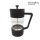 Plastic Housing Borosilicate Glass Coffee Maker