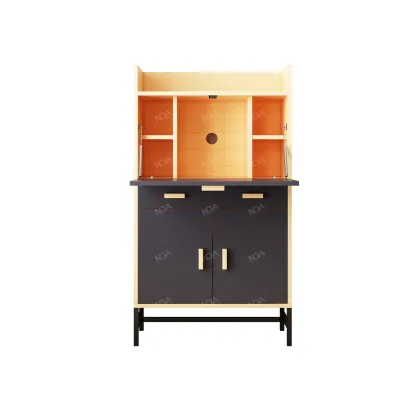 NOVA Customized Wooden Cabinet Bookcase with Computer Desk