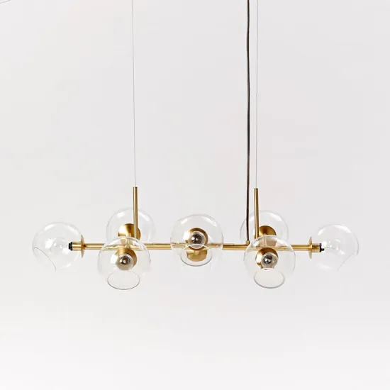 INSHINE Glass Flush Mount Chandelier