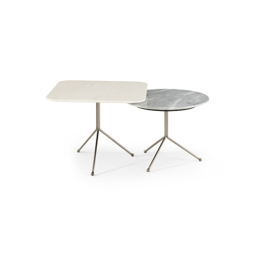 Luxury Stainless steel marble table