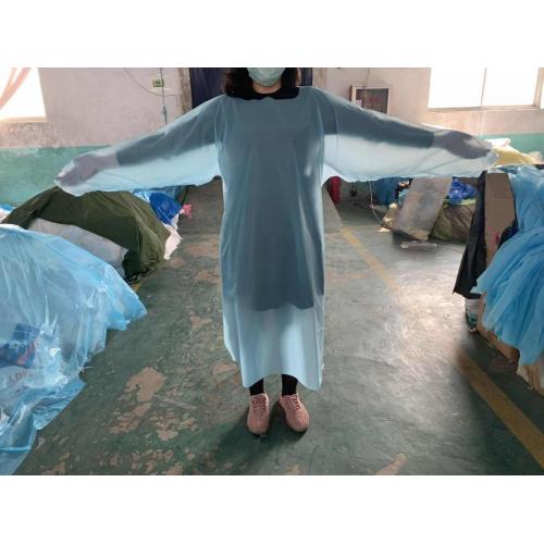 Protective Gowns For Civil Usage  Dustproof Waterproof  Disposable Isolation Gown From Manufacturer In Competitive Price