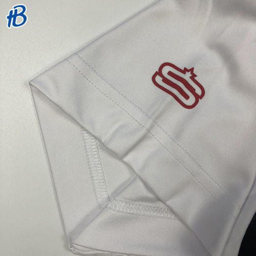 2023 white black polyester golf polo shirt
