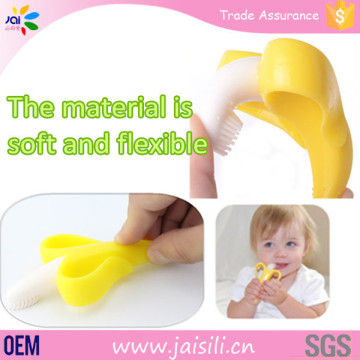 Best Price Bendable Training Funny Banana Silicone Rubber Toothbrush
