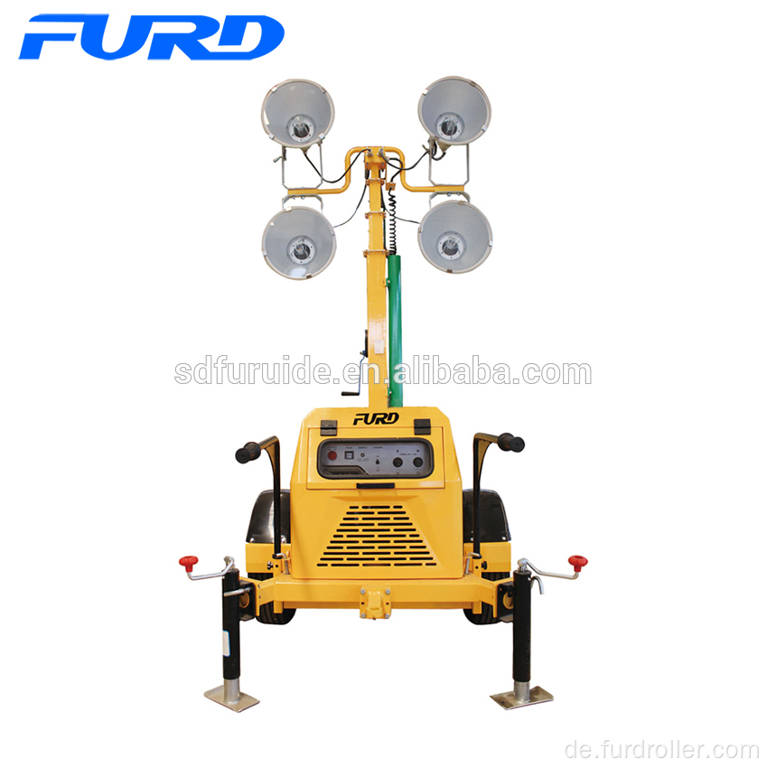 7 m Mini-Teleskop-Lichtmast mit Dieselgenerator (FZMT-1000B)