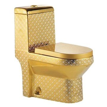 Chaozhou Factory Golden High-Quality One-Piece Bathroom WC Toilet Bowl